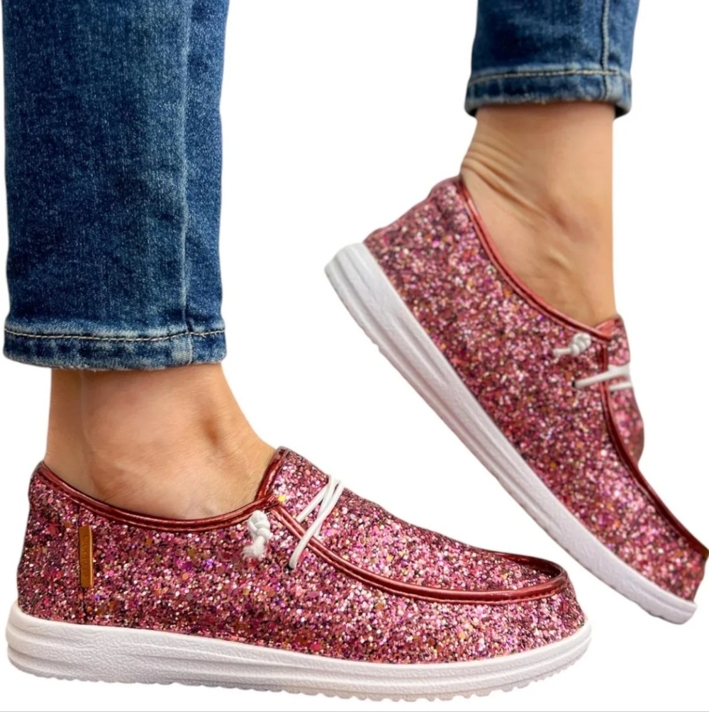 Corky's "Kayak" Glitter Boat Shoes - Picture 3 of 5